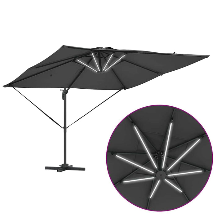 Umbrelă de soare 286 x 285 x 270 cm Aluminiu - WALTI WALTI