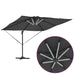 Umbrelă de soare 286 x 285 x 270 cm Aluminiu - WALTI WALTI