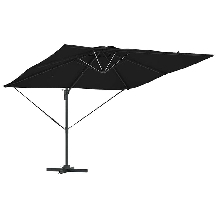 Umbrelă de soare Negru 286 x 285 x 270 cm Aluminiu - WALTI WALTI