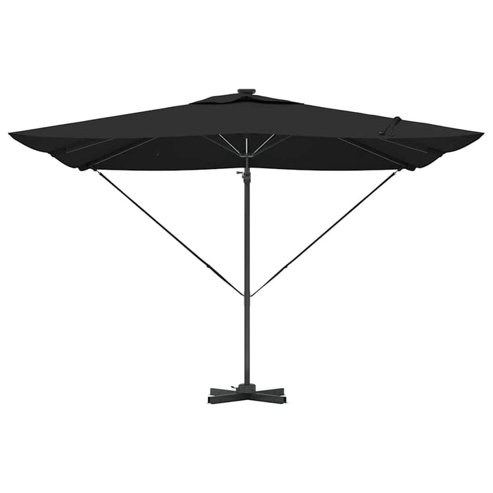 Umbrelă de soare Negru 286 x 285 x 270 cm Aluminiu - WALTI WALTI