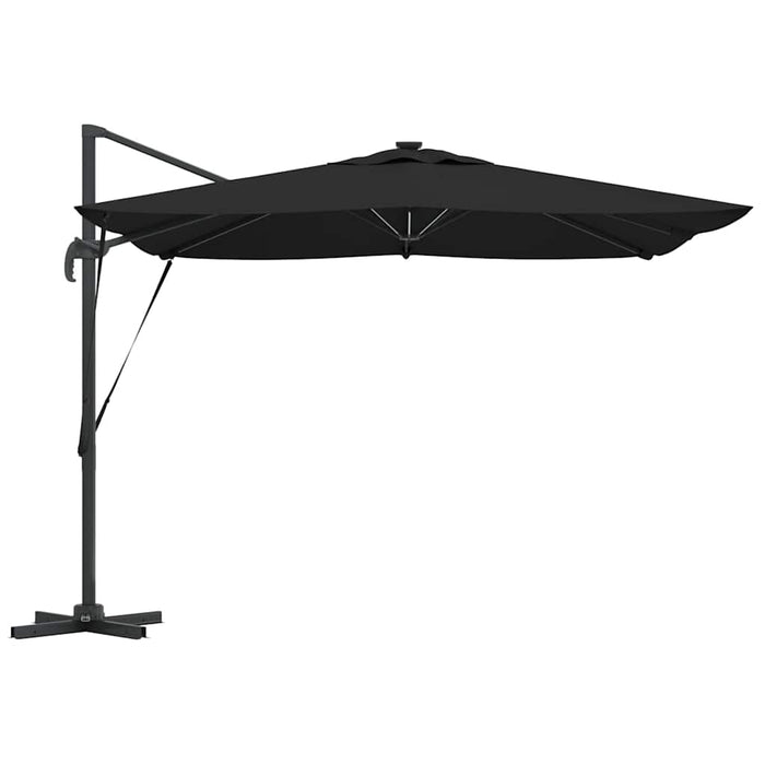 Umbrelă de soare Negru 286 x 285 x 270 cm Aluminiu - WALTI WALTI