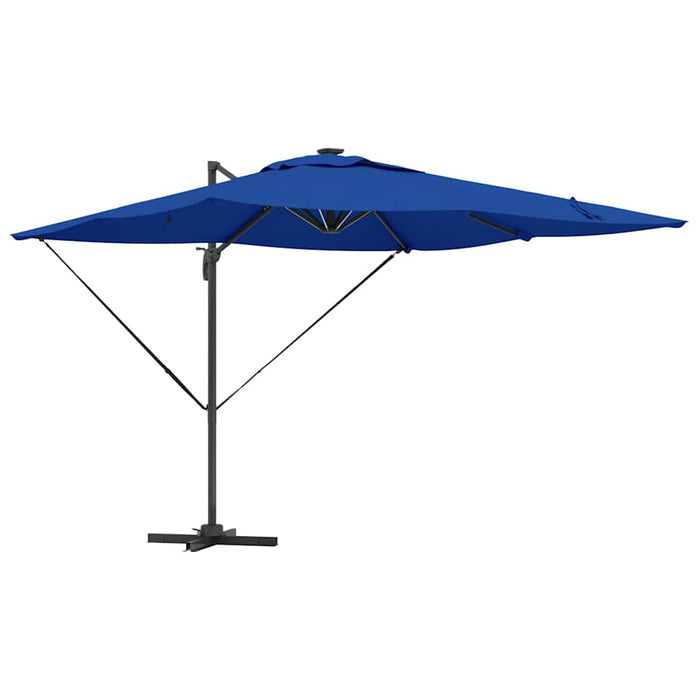 Umbrelă de soare albastru azur 286 x 285 x 270 cm Aluminiu - WALTI WALTI