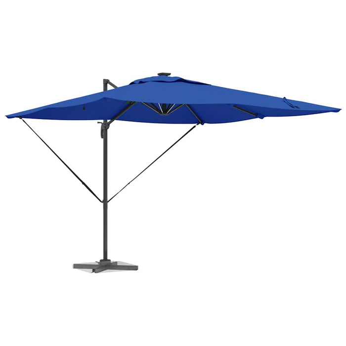 Umbrelă de soare albastru azur 286 x 285 x 270 cm Aluminiu - WALTI WALTI