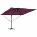 Umbrelă de soare Roșu bordo 286 x 285 x 270 cm Aluminiu - WALTI WALTI