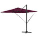 Umbrelă de soare Roșu bordo 286 x 285 x 270 cm Aluminiu - WALTI WALTI