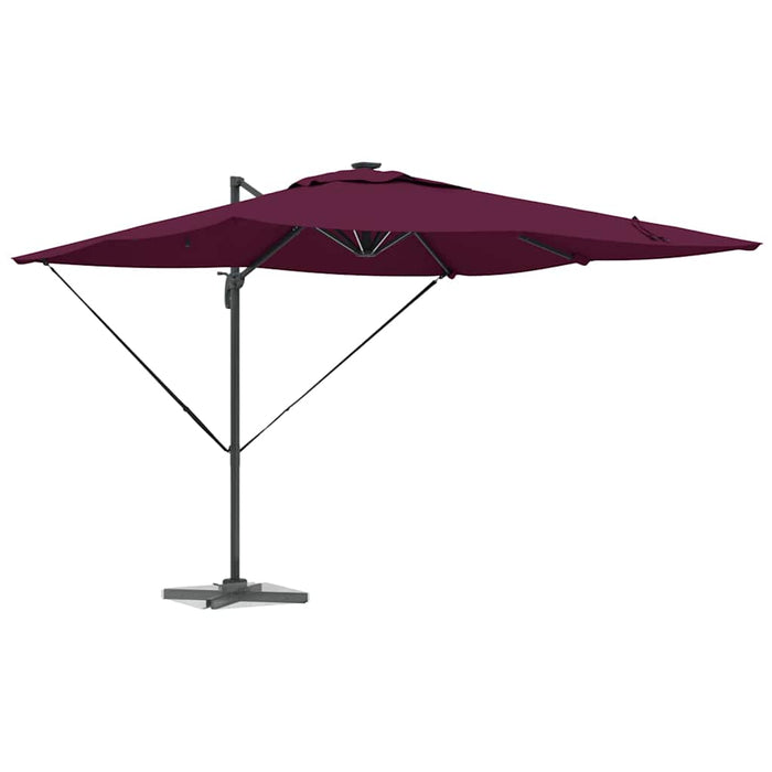 Umbrelă de soare Roșu bordo 286 x 285 x 270 cm Aluminiu - WALTI WALTI