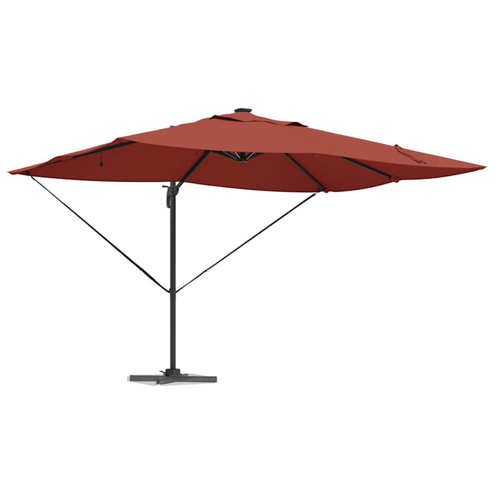 Umbrelă de soare Manual cu blocare Terracota 352 x 251 x 265 cm - WALTI WALTI