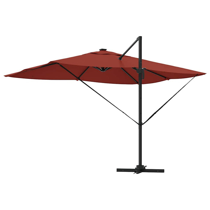 Umbrelă de soare Manual cu blocare Terracota 352 x 251 x 265 cm - WALTI WALTI