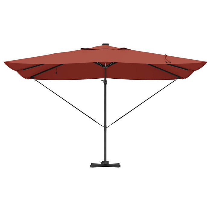 Umbrelă de soare Manual cu blocare Terracota 352 x 251 x 265 cm - WALTI WALTI
