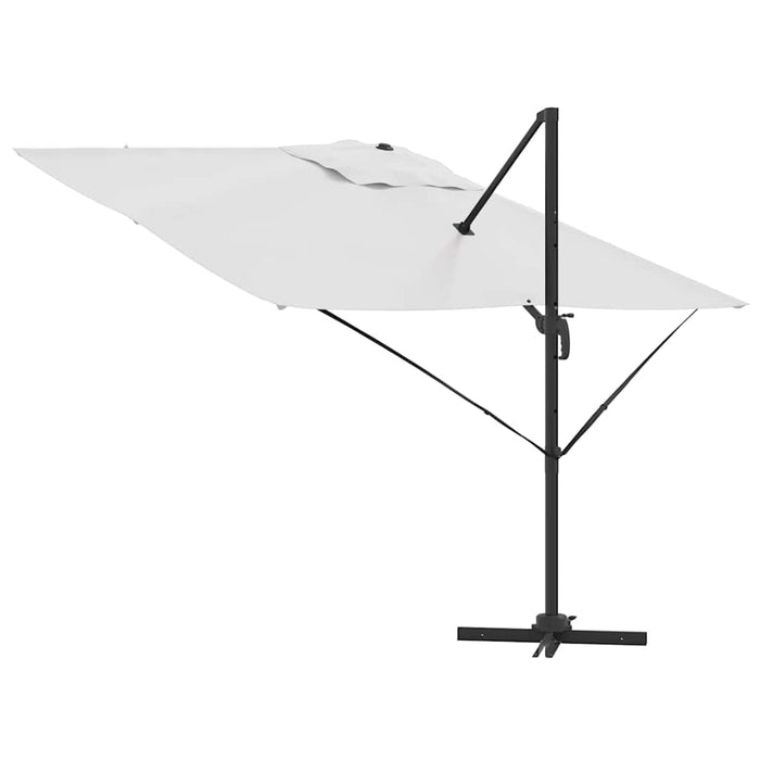 Parasol Roma Bej 286 x 285 x 265 cm Poliester, Aluminiu - WALTI WALTI