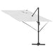 Parasol Roma Bej 286 x 285 x 265 cm Poliester, Aluminiu - WALTI WALTI