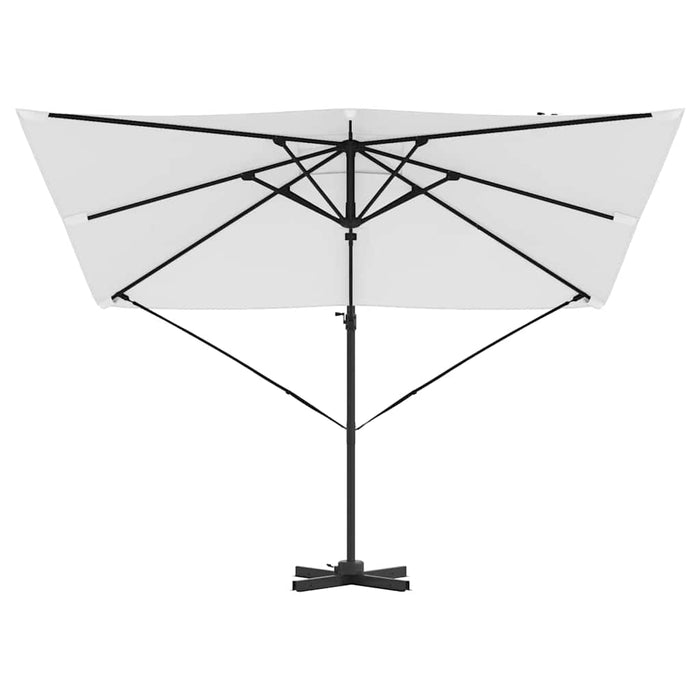 Parasol Roma Bej 286 x 285 x 265 cm Poliester, Aluminiu - WALTI WALTI
