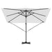Parasol Roma Bej 286 x 285 x 265 cm Poliester, Aluminiu - WALTI WALTI