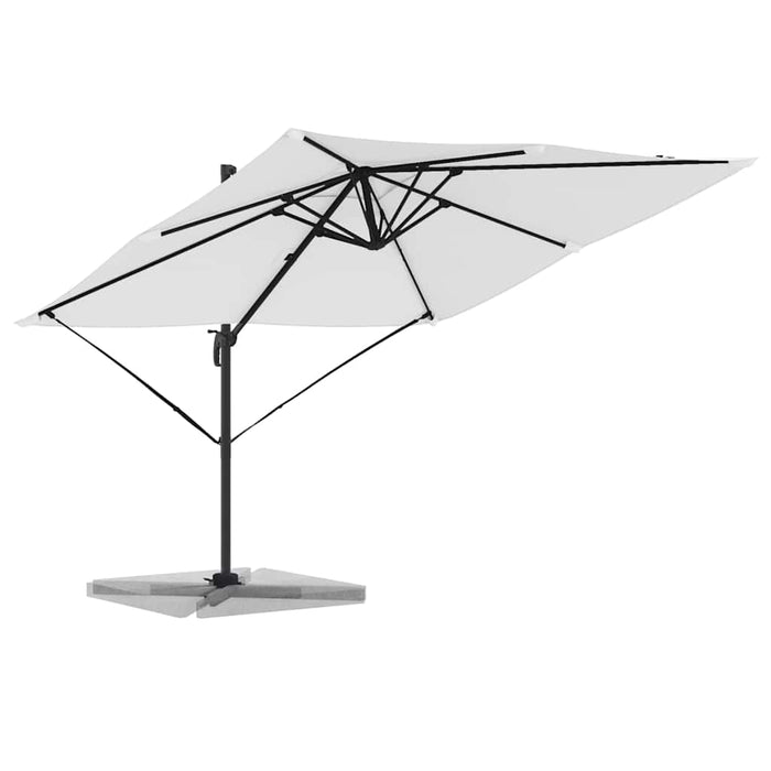Parasol Roma Bej 286 x 285 x 265 cm Poliester, Aluminiu - WALTI WALTI