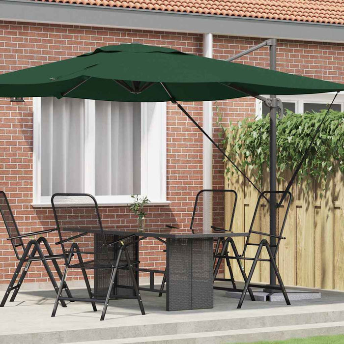 Parasol Roma Verde 286 x 285 x 265 cm Poliester, Aluminiu - WALTI WALTI