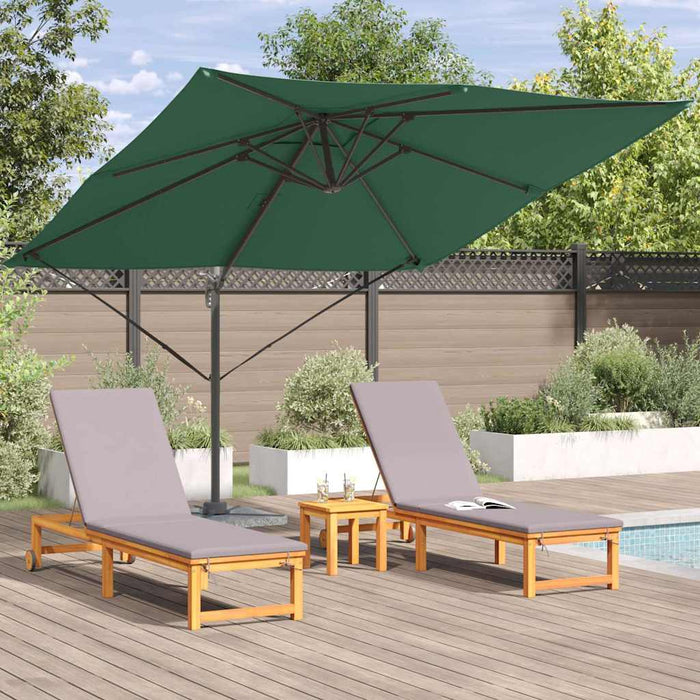 Parasol Roma Verde 286 x 285 x 265 cm Poliester, Aluminiu - WALTI WALTI