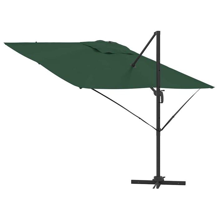 Parasol Roma Verde 286 x 285 x 265 cm Poliester, Aluminiu - WALTI WALTI