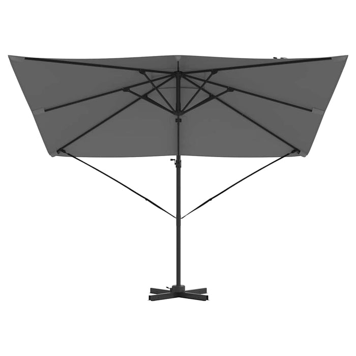 Parasol Roma Antracit 286 x 285 x 265 cm Poliester, Aluminiu - WALTI WALTI