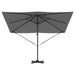 Parasol Roma Antracit 286 x 285 x 265 cm Poliester, Aluminiu - WALTI WALTI