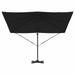 Parasol Roma Negru 286 x 285 x 265 cm Poliester, Aluminiu - WALTI WALTI