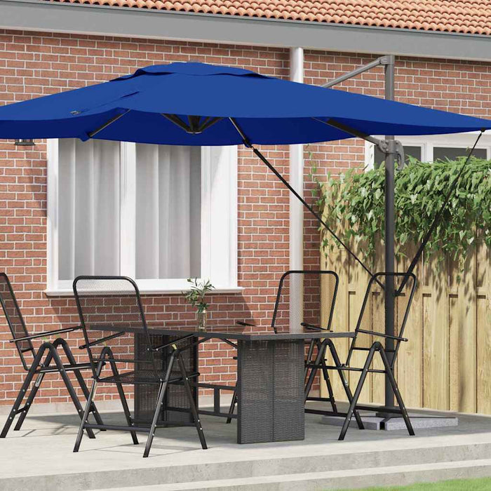 Parasol Roma albastru 286 x 285 x 265 cm Poliester, Aluminiu - WALTI WALTI