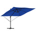 Parasol Roma albastru 286 x 285 x 265 cm Poliester, Aluminiu - WALTI WALTI