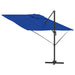 Parasol Roma albastru 286 x 285 x 265 cm Poliester, Aluminiu - WALTI WALTI