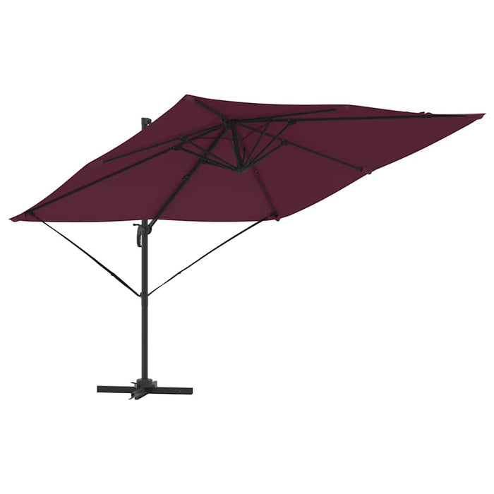 Parasol Roma Roșu 286 x 285 x 265 cm Poliester, Aluminiu - WALTI WALTI