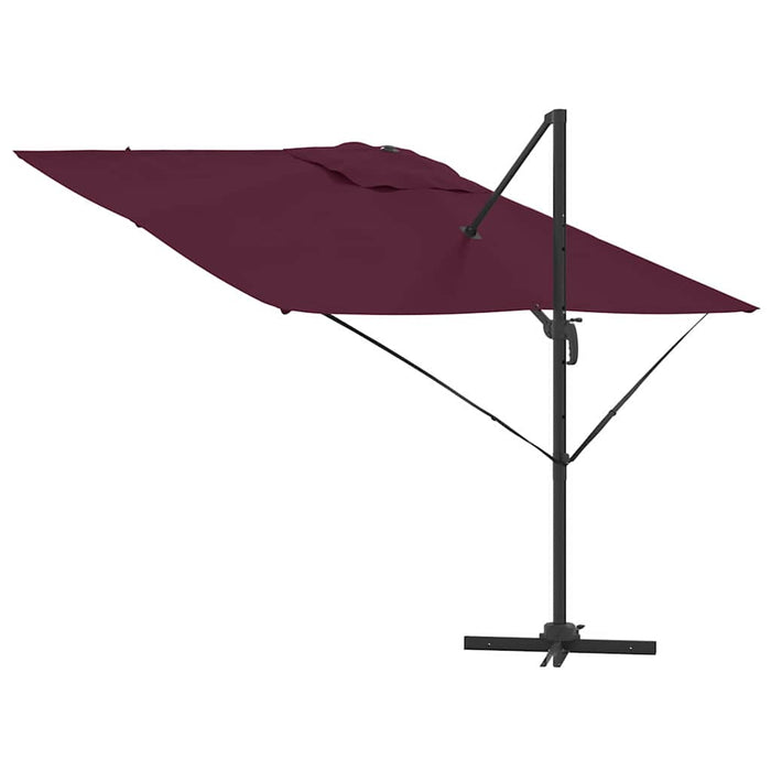 Parasol Roma Roșu 286 x 285 x 265 cm Poliester, Aluminiu - WALTI WALTI