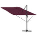 Parasol Roma Roșu 286 x 285 x 265 cm Poliester, Aluminiu - WALTI WALTI