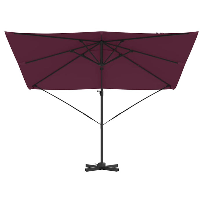 Parasol Roma Roșu 286 x 285 x 265 cm Poliester, Aluminiu - WALTI WALTI