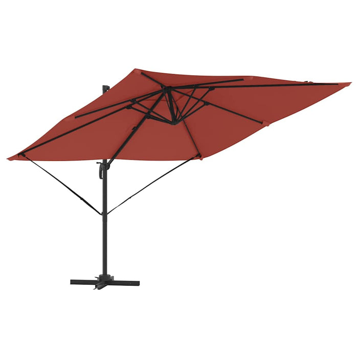 Parasol Roma Roșu 286 x 285 x 265 cm Poliester, Aluminiu - WALTI WALTI