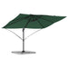 Parasol Roma cu Picior Încărcat Verde, Negru 352 x 251 x 260 cm - WALTI WALTI