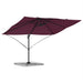 Parasol Roma cu Picior Încărcat Roșu, Negru 352 x 251 x 260 cm - WALTI WALTI