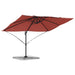 Parasol Roma cu Picior Încărcat Roșu, Negru 352 x 251 x 260 cm - WALTI WALTI