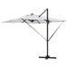 Parasol Roma Bej 286 x 285 x 270 cm Aluminiu, Poliester - WALTI WALTI