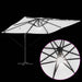 Parasol Roma Bej 286 x 285 x 270 cm Aluminiu, Poliester - WALTI WALTI