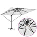 Parasol Roma Bej 286 x 285 x 270 cm Aluminiu, Poliester - WALTI WALTI