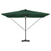 Parasol Roma Verde 286 x 285 x 270 cm Aluminiu, Poliester - WALTI WALTI