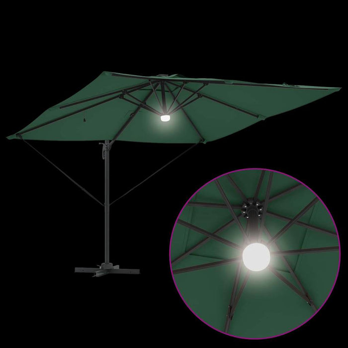 Parasol Roma Verde 286 x 285 x 270 cm Aluminiu, Poliester - WALTI WALTI