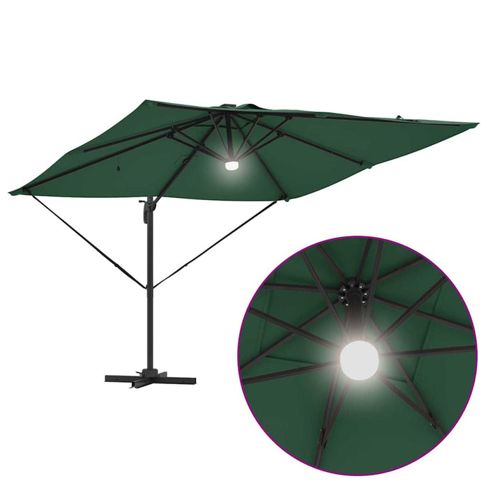 Parasol Roma Verde 286 x 285 x 270 cm Aluminiu, Poliester - WALTI WALTI