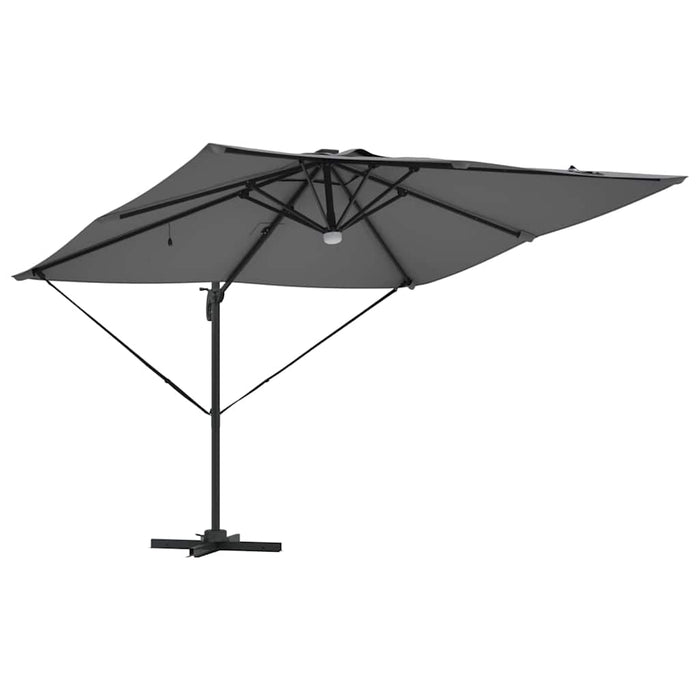 Parasol Roma Antracit 286 x 285 x 270 cm Aluminiu, Poliester - WALTI WALTI