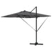 Parasol Roma Antracit 286 x 285 x 270 cm Aluminiu, Poliester - WALTI WALTI