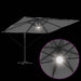 Parasol Roma Antracit 286 x 285 x 270 cm Aluminiu, Poliester - WALTI WALTI
