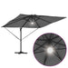 Parasol Roma Antracit 286 x 285 x 270 cm Aluminiu, Poliester - WALTI WALTI
