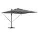 Parasol Roma Antracit 286 x 285 x 270 cm Aluminiu, Poliester - WALTI WALTI
