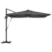 Parasol Roma Antracit 286 x 285 x 270 cm Aluminiu, Poliester - WALTI WALTI