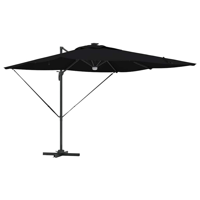 Parasol Roma Negru 286 x 285 x 270 cm Aluminiu, Poliester - WALTI WALTI