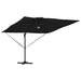 Parasol Roma Negru 286 x 285 x 270 cm Aluminiu, Poliester - WALTI WALTI