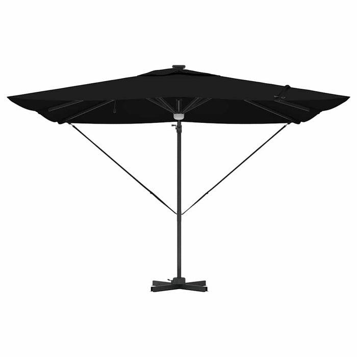 Parasol Roma Negru 286 x 285 x 270 cm Aluminiu, Poliester - WALTI WALTI
